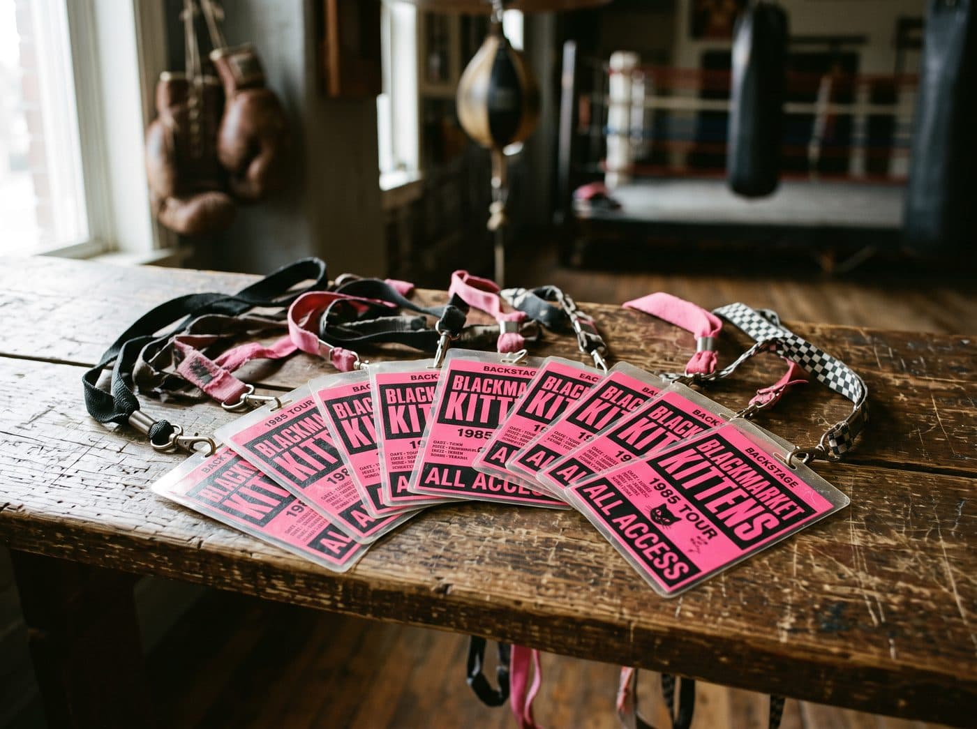 Laminated backstage passes